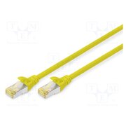 DK-1644-A-0025/Y Patch cord; RJ45 plug,both sides; S/FTP; 6a; stranded; Cu; 0.25m CmXyTurrJGvcag4cx296Yfu07rs6OqDQSD4YMn24Op4