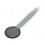 FORCE-SENSING RESISTOR: 0.6? Sensor: pressure; FSR; analog; FSR 400; Ø15mm; Range: 0,2÷20N Q7w5DVfRytsXOlRgSyW22zo5DWsVDS52N1dtEBbBmv8