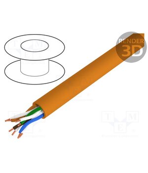 TI0008 Wire; BiTLAN,U/UTP; 4x2x24AWG; 5e; data transmission; wire; Cu Asy9r_t6MAdy94keVNJ6h9j8HqkaQzsFy3yXdWlscFs