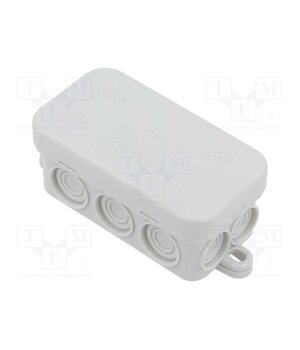 FD 10 S Enclosure: junction box; X: 43mm; Y: 80mm; Z: 36mm; IP55; light grey lekbc6mRYvuBjTgR7CuXbj3jEZ-vmis4Wn_ZppvWoaI