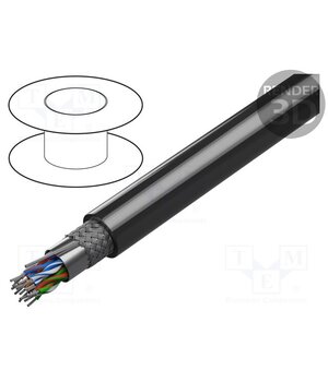 8108 060100 Wire; 8x2x24AWG; RS232,RS422; stranded; Cu; Insulation: PVC; chrome ufylkp-ssaBC901fxBdB0WN44o6IxNU8yJBnUtSXBLk