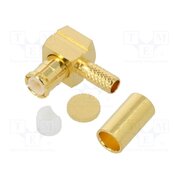 MCX1112A1-3GT30G-5-50 Connector: MCX; plug; male; angled 90°; for cable; gold-plated EJLhRlj4prwjRzJGJUxX6vAuyJEAinYdHW1UPnJxxtE