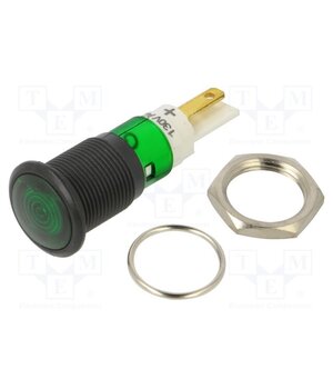 SKMU12727 Indicator: LED; prominent; green; 130VAC; Ø12mm; IP50; connectors 7MHyCTblyf1oRdg6Tb2obPCFqzKrKv9fdwK6LkTjmwI