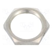 2716 Nut; M16; brass; 19mm; Thread: metric; Pitch: 1.5; nickel hlbJh33HTYSw9NSLv0Z4csqeFH2X3onPH2suMfWKF4A