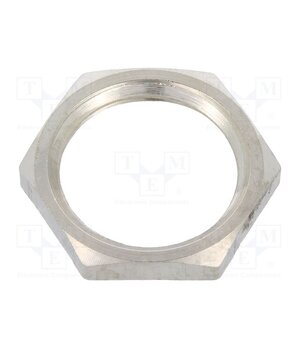 2716 Nut; M16; brass; 19mm; Thread: metric; Pitch: 1.5; nickel hlbJh33HTYSw9NSLv0Z4csqeFH2X3onPH2suMfWKF4A