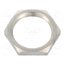 2716 Nut; M16; brass; 19mm; Thread: metric; Pitch: 1.5; nickel hlbJh33HTYSw9NSLv0Z4csqeFH2X3onPH2suMfWKF4A