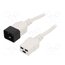 LT-550+549 H05VV-F 1.5/3C WHT 5M Cable; 3x1.5mm2; IEC C19 female,IEC C20 male; PVC; 5m; white; 16A 6d24a_kUZj3v3_ENGjugdahwLm-fP2m6ApIh5X06fE8