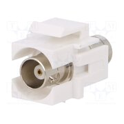 NK0019 Coupler; socket; BNC socket x2; female x2; straight; 50Ω; Keystone pYxPn_vrAp3HJv6HZkSaIFTPt_fU0DcpKoh85Qcp3hw