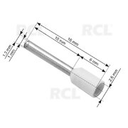 FASTON TERMINĀLS <0,5 mm², 10 mm

 CAA05_10.jpg