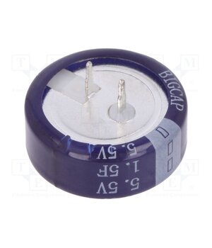 BCE005R5C155FS Supercapacitor; THT; 1.5F; 5.5VDC; ±20%; Ø20.5x7.6mm; -25÷70°C e82hyA-f4hhh5XYFaUt_lJ-RSqorPDwYfnMLr8gmmSU