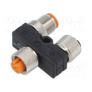 2786 T adapter; PIN: 5; IP67; Y; M12 male,M12 female x2; Polarisation: A MWM4HEU97ze1oYnadyLP_AgerwcbtyQNljKbm7aI8Uc
