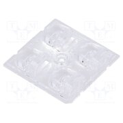 C15014_STRADA-2X2-T4-B LED lens; square; transparent; H: 9mm; Body dim: 50x50mm URcstSIBOVKgUjkEkf1XkVSp5zOw7KrF3NI6R4lQPT4