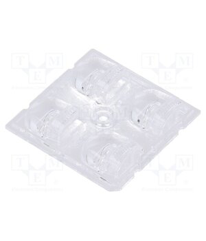 C15014_STRADA-2X2-T4-B LED lens; square; transparent; H: 9mm; Body dim: 50x50mm URcstSIBOVKgUjkEkf1XkVSp5zOw7KrF3NI6R4lQPT4