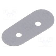 SI492 Heat transfer pad; silicone; Multiwatt; Dim: 20x22mm; Thk: 0.18mm lZOvu2WMMUeDX6pDsgdkfLCgstT8XU7ZD2krf6TEMoI