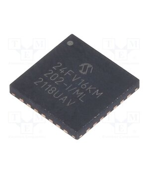 PIC24FV16KM202-I/ML IC: PIC microcontroller; 16kB; 32MHz; SMD; QFN28; PIC24; tube OKBEjbwQ5yOLTSJQaC7xNxQq6prHk9Ko4Jfr8yAUXUc