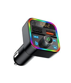 FM ПЕРЕДАТЧИК Bluetooth 5.0  +QC 3.0 RGB AFMSMP64.jpg