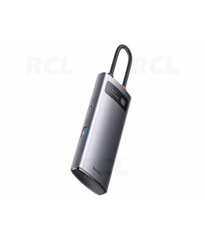 Kompiuterinio tinklo komutatorius - šakotuvas USB-C -> 3xUSB A 4in1 Baseus, Metal Gleam Series, WKWG070013 AKOM201+1.jpg
