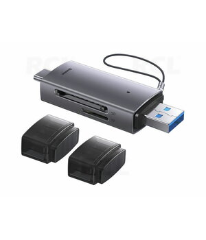 Устройство чтения карт памяти USB-A / USB-C, SD/TF, серия Baseus Lite, WKQX060113 AKORT08.jpg