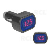 VOLTMETRAS automobilinis 12-24V, raudonas LED ATMVRL1.jpg