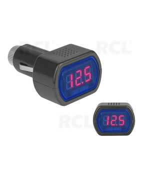 VOLTMETRAS automobilinis 12-24V, raudonas LED ATMVRL1.jpg
