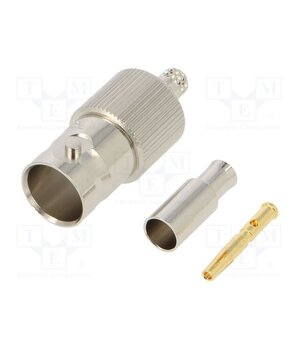031-71014-RFX Connector: BNC; plug; female; straight; 75Ω; crimped; for cable; POM 73k0eibj6_ARa2HKlJbJxss33jwaH9QuIUaFLjr_KGc