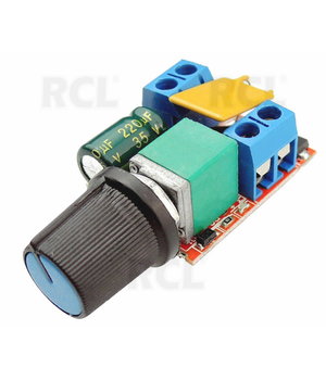 Motora ātruma regulators DC PWM 5A 3-35VDC 90W

 ABREG04.jpg