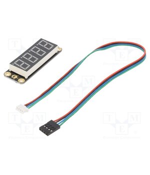 DFR0645-R Display: LED; No.char: 4; red; 67x22mm; Gravity; 5VDC; Interface: I2C _jN1RqLyqSmtqpN9eSj4KJ8TFhnsWPadaSsFjb9dv-A