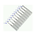 Carbide End Mill Engraving Bits for CNC, 1.3mm - 3.175mm