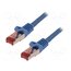 CQ2046S Patch cord; RJ45 plug,both sides; S/FTP; 6; stranded; Cu; 1.5m MgHbLvMbX5OaQPXoyjpNLgP8K23SonFvHoVAQe2ozvw