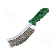 496.99 Brush; wire; stainless steel; plastic; 240mm; non-slip grip jczIWcJ7-WjOA2MtVNunp06JMGachI-uGAVVpzZ3sI0
