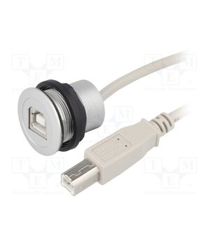 09454521911 USB socket; 22mm; har-port; -25÷70°C; Ø22.3mm; IP20; silver; Len: 1m ZxF1IZcQWTb0RM5G4eF6KuKnepCoJgKHGJFYSZnPgPI