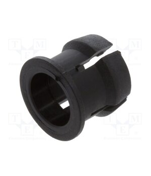 CR-175 LED holder; 5mm; two-piece; black; UL94V-2; L: 6.3mm; polyamide 8Qgyq7pblpfTDOuSPBLX9NX2v1-g_RlcMO01yO8r9uc