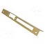 905 D Frontal plate; angular,left; for electromagnetic lock; golden AbsTStxG7bGzPrlJR6vxu95eyDkbFEMXN38SpJYiap4