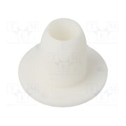 10060520 Stopper; H: 7mm; push-in; Flange dia: 11mm; white; Ømount.hole: 6mm iJG2IxCL-vfg3D5QMI8_hO8SlPq7QllUdZa0tFdGvxs