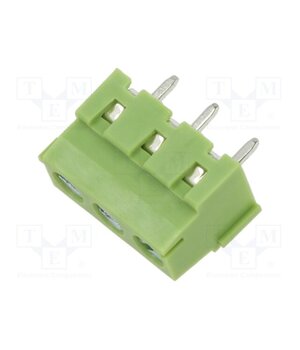 XY304V-3P 5.0MM GREEN Connector: PCB terminal block; terminal; angled 90°; on PCBs vqXiu0VylBc5XROqjcnUrgGncK2SM8a4Rm1rzaDUlcg