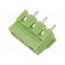 XY304V-3P 5.0MM GREEN Connector: PCB terminal block; terminal; angled 90°; on PCBs vqXiu0VylBc5XROqjcnUrgGncK2SM8a4Rm1rzaDUlcg