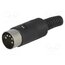 VG05020-5P Connector: DIN; plug; male; PIN: 5; 180°; straight; for cable; 6.5mm RHPmCo-3ADRVVOcDvQTrUvCOoHL6ruYGaMe3AAFl_Fs
