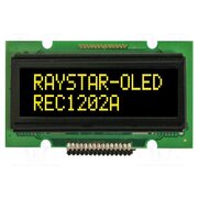 REC001202AYPP5N00100 Display: OLED; alphanumeric; 12x2; Dim: 55.7x32x11mm; yellow; 1x15 8Sp_qubCi_9yk3P1K_N6wXqdTvcKR8myZa--nYuckI8