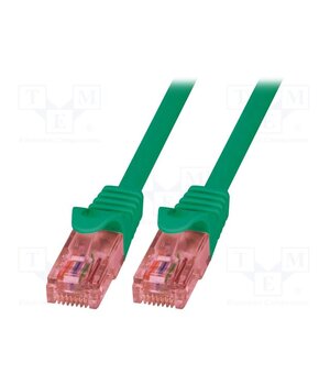 CQ2045U Patch cord; RJ45 plug; U/UTP; 6; stranded; Cu; 1.5m; LSZH; green sTXTmW9yHih64Z-8CclQX12VR5LJhN_zT83AVkS0Ung