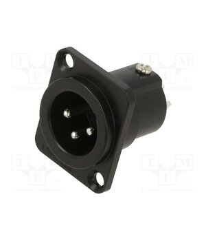 AC3MDZB Connector: XLR; socket; male; AC; 15A; 133V; PIN: 3; IP40; soldering p4Mitsk3nvA9jm22hCBRHwWl2Pa05vDO-DH8bIT0Sms
