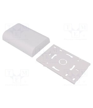 61.6041000 Enclosure: wall mounting; X: 80mm; Y: 120mm; Z: 25mm; ABS; white KXwRL-6TEKry5gHdSDDxS4oImOItbubR2Ag08bgowyY