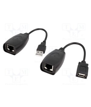 93321 USB extender; RJ45 socket,USB A socket; USB 2.0; 480Mbps; 40m N-JyR8X8x1rezB0CYo16T4419U3LWnjgdjPpQglBUzE