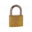 K12050 Padlock; shackle; brass; Protection: medium (level 6); A: 50mm Fd4QWj62ddcxjL5gN-BZRM8NMbYqtF6v9z7mPJbY-38