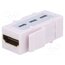 NK0014R Coupler; socket; female x2; HDMI socket x2; repeater; gold-plated xoP5_ZXeOFopBNu5AXnXvBg9lUoDod824uIrHVCBQxA