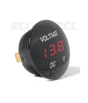 Digitālais automašīnas voltmetrs 12-24V, sarkans

 ATMVRC2.jpg