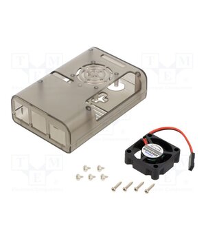 DNG-16188 Enclosure: for computer; Raspberry Pi 4 B; grey; X: 90mm; Y: 59mm ezw8Q_90G1e-PDNZg0knaD1RbFDwkhxTw1KJ5AK7ddE