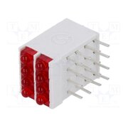 DBI04300 LED; in housing; 1.8mm; No.of diodes: 8; red; 10mA; 38°; 13mcd; 2VDC zIRP1THjh110qmy39x89HIHXI7ez2KW_JQH_AWFUcVM