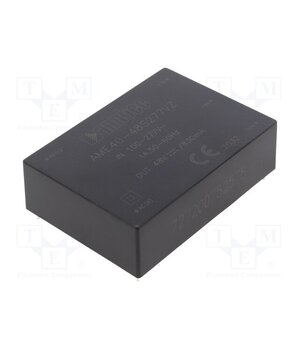 AME40-48S277VZ Converter: AC/DC; 40W; Uin: 85÷305VAC,100÷430VDC; Uout: 48VDC; 84% F3SoYKGPOjxgjWI0LerleNDIkpRiwZmmTwTrFe4g88Y