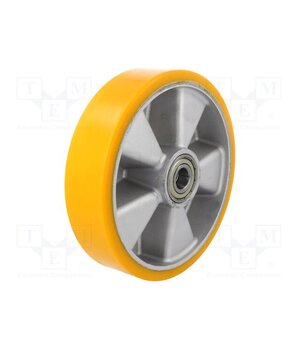ALPU 160/20K Transport wheel; Ø: 160mm; W: 50mm; 600kg; polyurethane; ALPU Ci6APlMPCXSUpTzhHY_K1gUwDoHb5s89Ye5R6q6oPFc