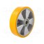 ALPU 160/20K Transport wheel; Ø: 160mm; W: 50mm; 600kg; polyurethane; ALPU Ci6APlMPCXSUpTzhHY_K1gUwDoHb5s89Ye5R6q6oPFc